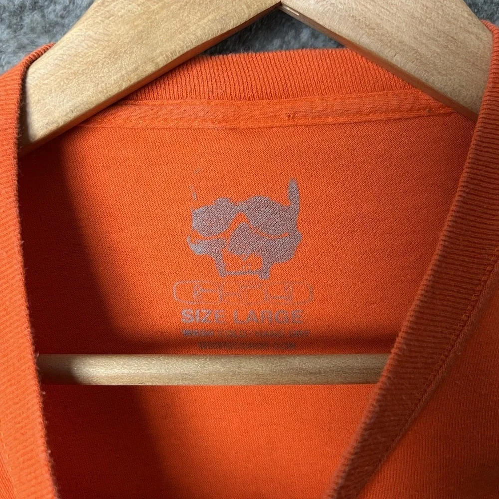 Suicideboys G59 Records T-Shirt Size Large Rap Hip Hop Logo Orange